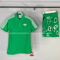 Bộ Thể Thao Adidas Màu Xanh Lá Cây - Adidas Adicolor 70s Vintage Polo Set - IP6976/M2022-V535-GRN-4