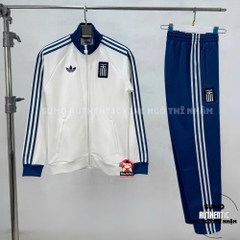Bộ Thể Thao Chính Hãng Adidas Greece Originals Track - màu Trắng KQ9581/KQ9582