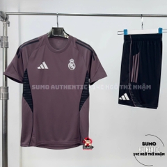 Áo Thể Thao Chính Hãng Adidas Real Madrid Tiro 25 Competition Training Jersey - màu Tím Hồng JZ9009