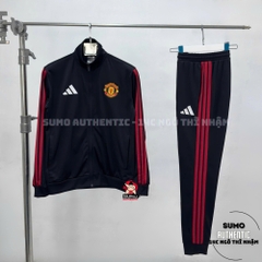 Bộ Thể Thao Chính Hãng Adidas Black Manchester United DNA - màu Đen KH4797/KH4795