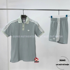 Quần Thể Thao Chính Hãng Adidas Originals Waffle Knit Short - màu Xanh KX1247