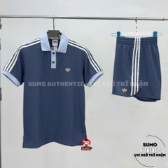 Quần Thể Thao Chính Hãng Adidas Waffle Knit Sprinter - màu Xanh KX1246