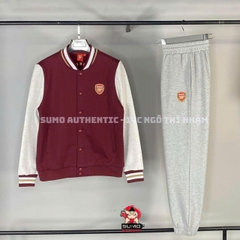 Quần Thể Thao Chính Hãng Màu Xám- Arsenal 1886 TEAM EMBLEM LOGO KF23801067