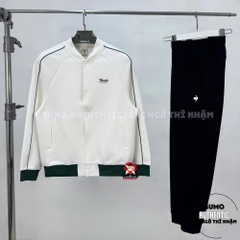 Áo Thể Thao Chính Hãng Lecoq Winter Plus Velvet Stand Collar Zipper Jacket - màu Trắng L263MOLRJK02A02