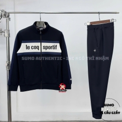 Quần Thể Thao Chính Hãng Lecoq Knitted Sweatpants - màu Đen L241MCND0151-B01