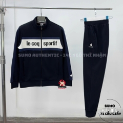 Quần Thể Thao Chính Hãng Lecoq Knitted Sweatpants - màu Đen L243MCND0112-B0300
