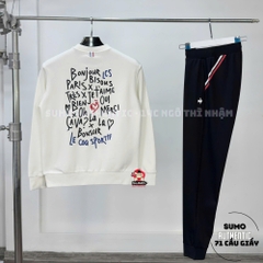 Quần Thể Thao Chính Hãng Lecoq Knitted Sweatpants - màu Đen L242MCND0105-B01