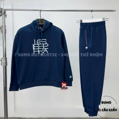 Quần Thể Thao Chính Hãng Lecoq Knitted Sweatpants - màu Xanh Navy L254MCNTPT02-D210