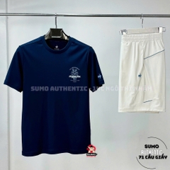 Áo Thể Thao Chính Hãng Lecoq cổ tròn - màu Xanh Navy L252MCNRTS05-D21