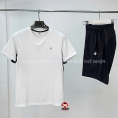 Áo Thể Thao Chính Hãng Lecoq cổ tròn - màu Trắng L242MCNA0314A01