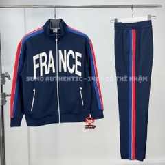 Quần Thể Thao Chính Hãng Lecoq Sportif Spring Tricolor Knitted Sweatpants - màu Xanh Navy L241UCND0103D01