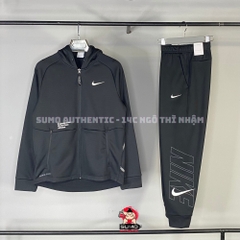 Áo Thể Thao Chính Hãng Nike Pro Therma-FIT Full-Zip Hooded Jacket - màu Đen FV8459-010