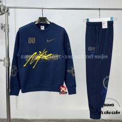 Áo Thể Thao Chính Hãng Nike Sportswear Fleece Crew Neck Sweatshirt Navy - màu Xanh Navy IF1766-410