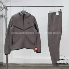Bộ Thể Thao Chính Hãng Nike Sportswear Tech Fleece Windrunner Tracksuit - màu Nâu Nhạt HV0949-289/HV0959-28