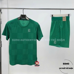Quần Thể Thao Chính Hãng Nike Court Men's Slam Dri-Fit Shorts - màu Xanh Lá IB1072-365