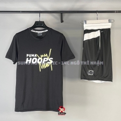 Quần Thể Thao Chính Hãng Màu Đen Puma Kaos Olahraga PUMA Basketball 670805-01