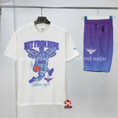 Áo Thể Thao Chính Hãng Puma Men's Lamelo Ball Charlotte Basketball Tee - màu Trắng 627744-03