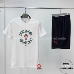 Áo Thể Thao Chính Hãng Puma Portugal ftblNRGY Tee Men - màu Trắng 780772-25