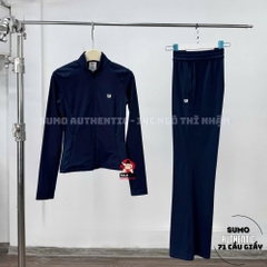 Quần Thể Thao Chính Hãng Wilson Flared Sports Knit - màu Xanh Navy WW20074432-DBC