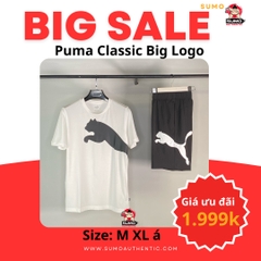 Bộ Thể Thao Puma Màu Trắng - Men's Puma Classic Short Sleeve - 844614 01/846007 01