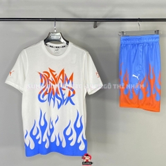 Bộ Thể Thao Puma Màu Xanh Cam - Neymar JR. Short Sleeve Basketball  -621797 01/621794 01