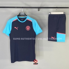 Bộ Thể Thao Puma Màu Xanh - Manchester City Football Casuals Set - 772902-03/772905-03