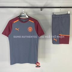 Bộ Thể Thao Puma Màu Xám- Manchester City Football Casuals  -772902 22/772905 22