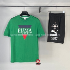 Bộ Thể Thao PUMA Màu Xanh - Puma x AMI Graphic T-Shirt - 536913 96/536943 01