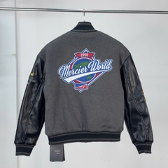 Áo Khoác Thể Thao Mercier Màu Đen Chính Hãng - Black Steel Rodman Varsity Jacket