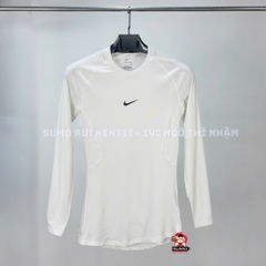 Áo Thể Thao Nike Chính Hãng Giữ Nhiệt Màu Trắng - Dri-Fit Tight Shirts - FB7920-100