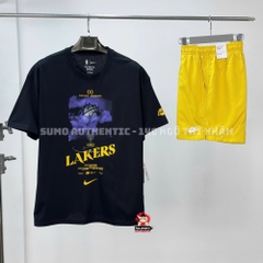 Bộ Thể Thao Nike Chính Hãng Màu Đen - Los Angeles Lakers - HJ2685-010