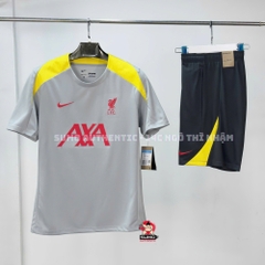 Bộ Thể Thao Nike Chính Hãng Màu Xi Măng - Liverpool F.C - FQ2611-078/FQ2423-070
