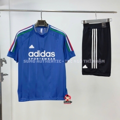 Bộ Quần Áo Thể Thao Nam Adidas Màu Xanh Đen Chính Hãng - House of Tiro Nations Pack - IY4508/IX1342