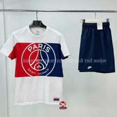 Bộ Quần Áo Thể Thao Nam PSG Màu Trắng Chính Hãng - Paris Saint-Germain - P24069