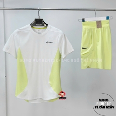 Quần Thể Thao Chính Hãng Nike Court Slam Dri-Fit Tennis Shorts - màu Vàng Chanh FZ6899-331