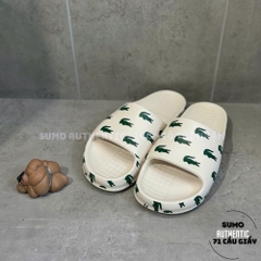 Dép Thể Thao Chính Hãng Màu Trắng Lacoste Serve Slide 2.0 Colour Pop 746CMA00431Y5