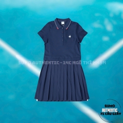 Váy Thể Thao Chính Hãng Lecoq Liền Màu Navy Xòe L242WCNE0201