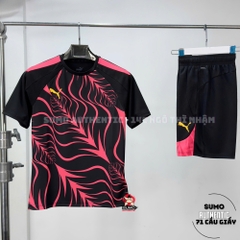 Quần Thể Thao Chính Hãng Puma Individual Short - màu Đen Hồng 659492-57