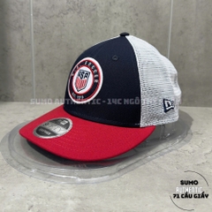 Mũ Thể Thao Chính Hãng Màu Xanh Đỏ New Era USMNT 9Fifty Throwback Hat USA SOCCER