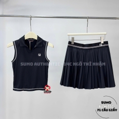 Áo Thể Thao Chính Hãng Fila Cooling Golji Collar Tank Top - màu Đen FS2ITH2352F-BLK