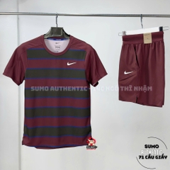 Áo Thể Thao Chính Hãng Nike Men's Dri Fit Court Slam - màu Đỏ Đô FZ6935-619