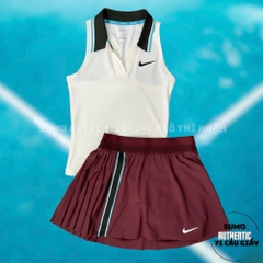 Áo Sát Nách Polo Thể Thao Nike Chính Hãng màu kem-FZ6753-110