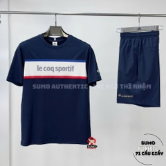 Áo Thể Thao Chính Hãng Lecoq cổ tròn - màu Xanh Navy L242MCNA0304-D01