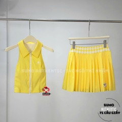 Áo Nữ Thể Thao Chính Hãng Pom Pêche màu vàng-BLANCA