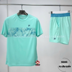 Quần Thể Thao Chính Hãng Fila Jarno 5in Men's Tennis Shorts - màu Xanh Neon XCM251502-4300