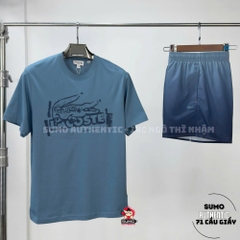 Áo Thể Thao Chính Hãng Màu Xanh Lacoste Printed TH0284-51-CUN
