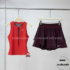 Áo Thể Thao Chính Hãng Nike Court Slam - màu Đỏ Đô HJ8250-696