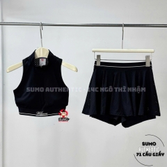 Chân Váy Thể Thao Chính Hãng Winning Tennis Skirt - màu Đen WW00561531-BKA