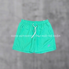 Quần Thể Thao Nike Chính Hãng Màu Xanh Ngọc- NSW SPE WVN SHORT FLOW - AR2383-369