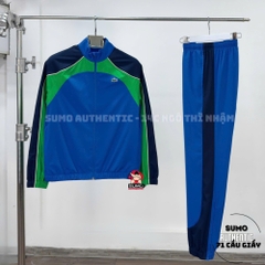 Bộ Khoác Gió Thể Thao Chính Hãng Màu Xanh Lacoste Stretch Tennis Tracksuit WH8973-00-HI4